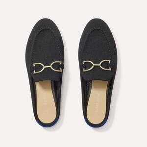 Rothy's The Double Bit Loafer Mule - Black Size 8